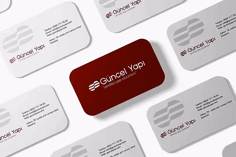Kurumsal Logo ve Kartvizit Tasarım Uygulaması Modern ve sade logo ile kurumsal kartvizit tasarımı örneği