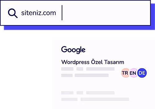 Wordpress Uzmanı - Wordpress Web Tasarım Hizmetleri - SEO uyumlu çok dilli WordPress web tasarım görseli